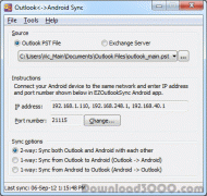 Outlook-Android Sync screenshot